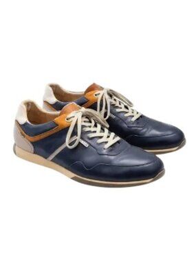 Pikolinos Cambil Sneakers Men EU 44 Blue Leather Comfort Casual Shoes